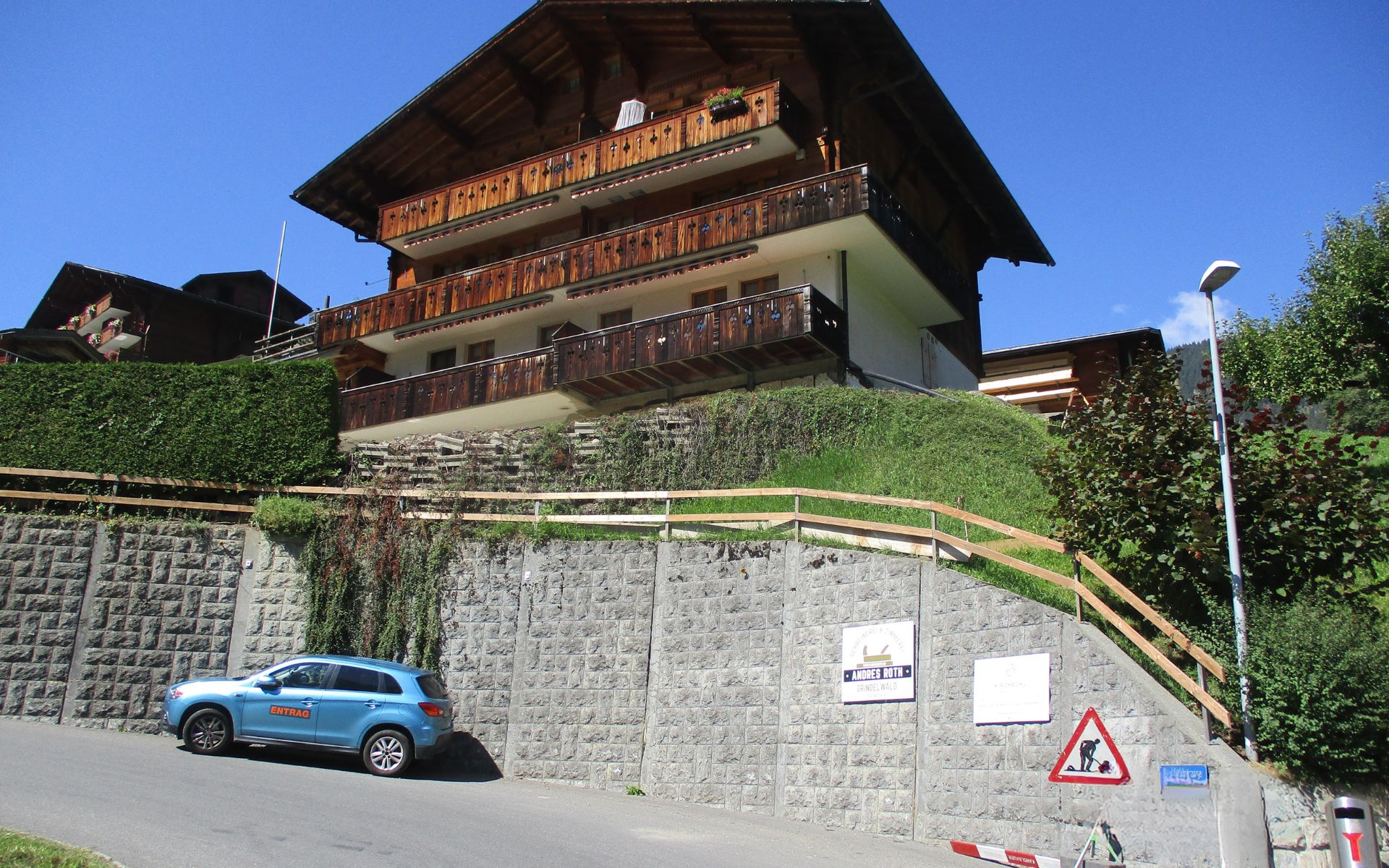 Chalet Hebung in Grindelwald um 20 cm durch SoilTec